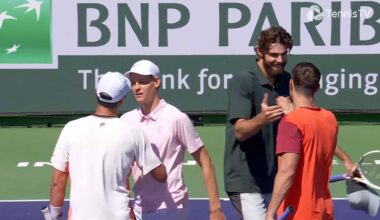 Marcel Granollers and Horacio Zeballos defeat Jannik Sinner and Reilly Opelka in straight sets on Monday.