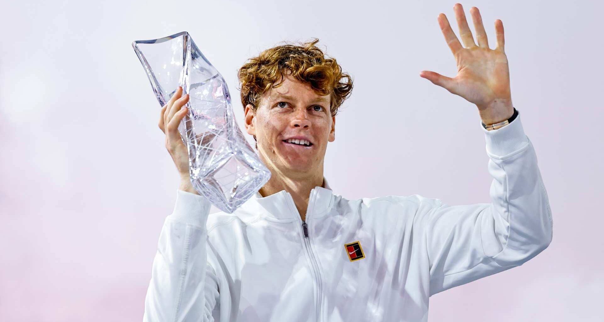 Jannik Sinner is the first man since Roger Federer in 2017 to complete the 'Sunshine Double'.