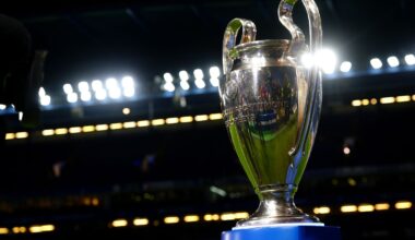 Champions League trophy
