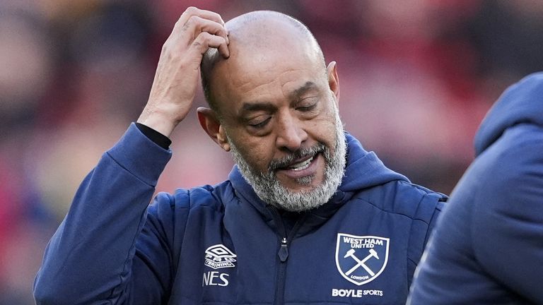 Nuno Espirito Santo was left scratching his head after West Ham failed in their efforts to stop Liverpool from corner