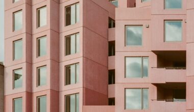 SO-IL's uses pink concrete for Brooklyn apartment building