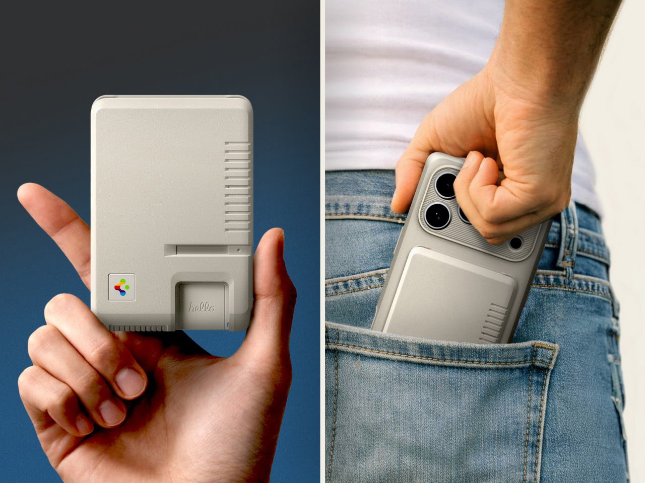 Spigen Made a MagSafe Wallet That Looks Like a 1984 Mac and It’s Hard to Argue With