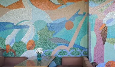 Soviet-era architecture informs Kazakhstan cafe by AT Interiors