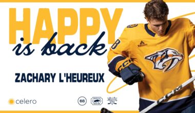 Predators Sign Zachary L'Heureux to Two-Year, $1.75 Million Contract