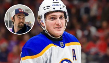 Tage Thompson rips five consecutive one-timers at Charlie Lindgren during Sabres power play: ‘That was probably one of the crazier sequences I’ve ever seen’