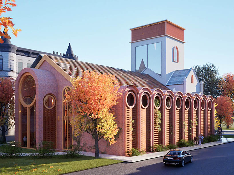 studiolowe’s house of timefulness reuses cambridge church ruin for urban hospice care - 2