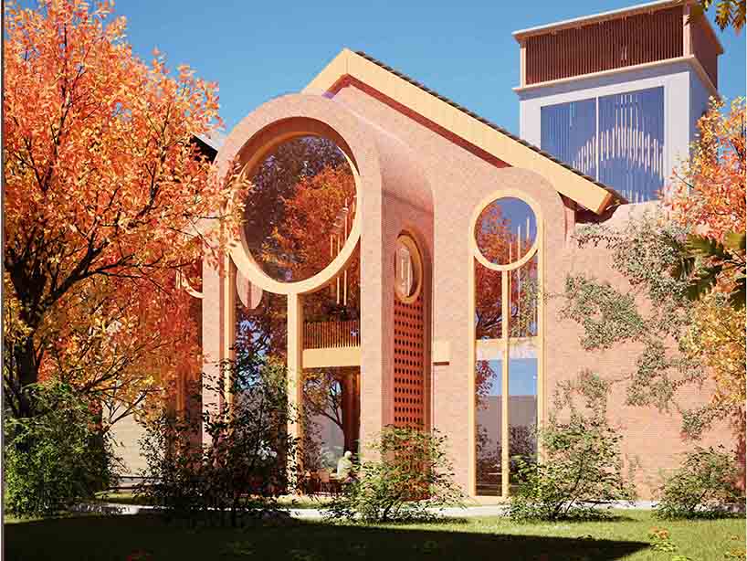 studiolowe’s house of timefulness reuses cambridge church ruin for urban hospice care - 3