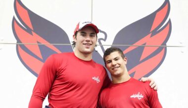 Connor Carrick says accidental counter-hit on Tom Wilson during Capitals training camp helped him make NHL at age 19