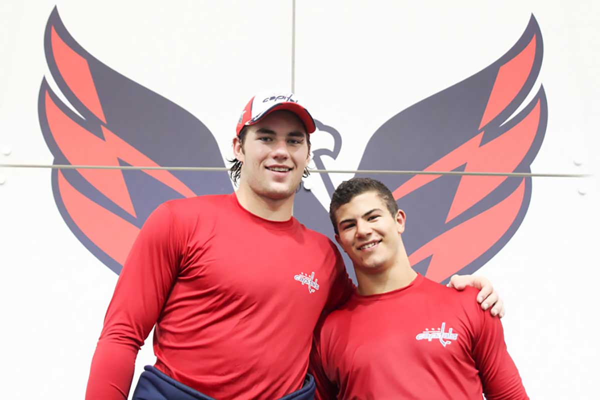 Connor Carrick says accidental counter-hit on Tom Wilson during Capitals training camp helped him make NHL at age 19