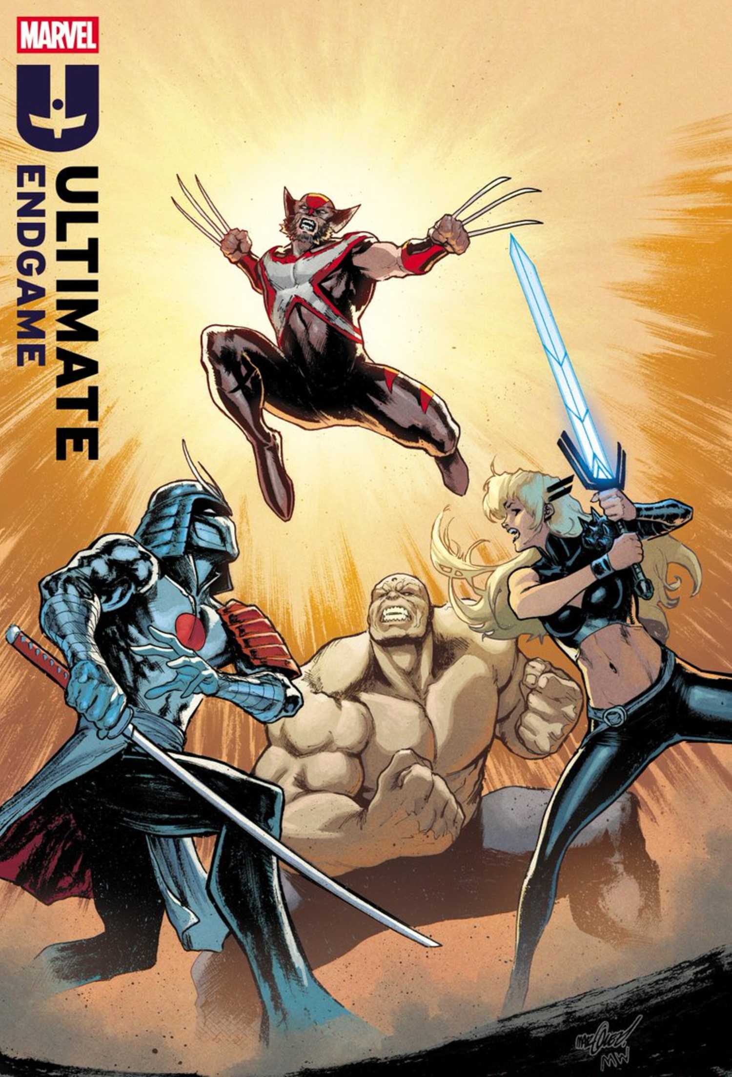 ultimate endgame cover showing wolverine vs the maker's council