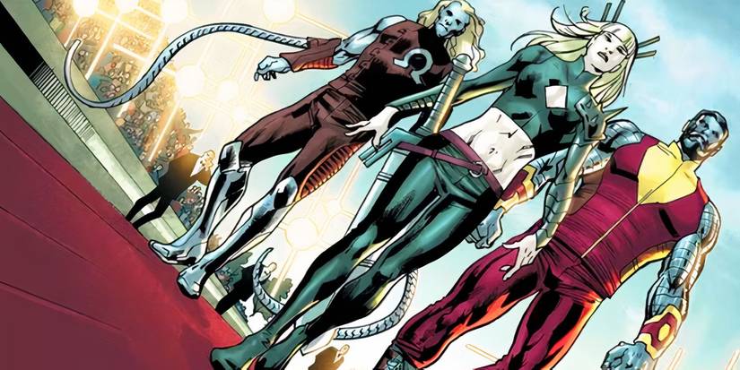 Colossus, Magik, and Omega Red in the Ultimate Universe.