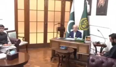 prime minister shehbaz sharif chaired a meeting on sunday to review pakistan s domestic food situation and the export of surplus commodities as gulf war disrupts supply photo pmo