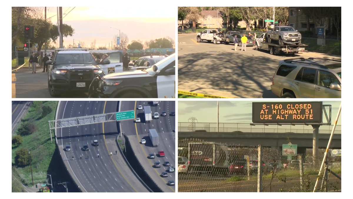 Person detained after multiple Sacramento freeway shootings