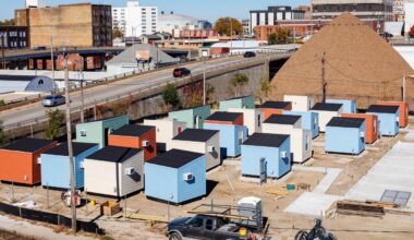 A shelter village provides a bridge to permanent housing : NPR