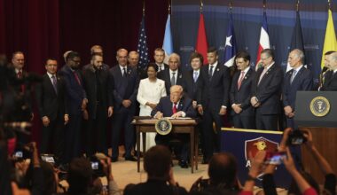 Trump vows to 'take care of Cuba,' praises Venezuela cooperation at summit : NPR