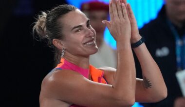 Top-ranked Aryna Sabalenka announces engagement to Georgios Frangulis