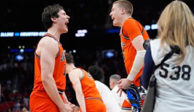David Mirkovic leads Illinois past Houston in Sweet 16 showdown