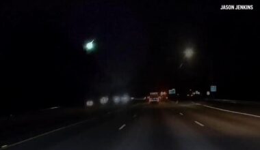 Dashcam video captures green fireball in Pacific Northwest sky