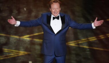 Conan O’Brien hosts the 2026 Oscars, takes opening shots at AI and Chalamet