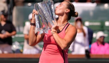 World No. 1 Aryna Sabalenka rallies to beat Elena Rybakina for 1st title at Indian Wells
