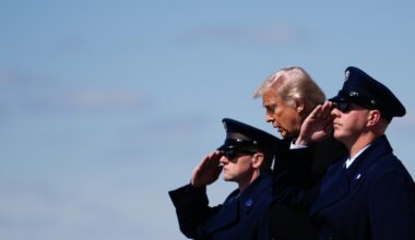 Trump attends second dignified transfer in 3 weeks