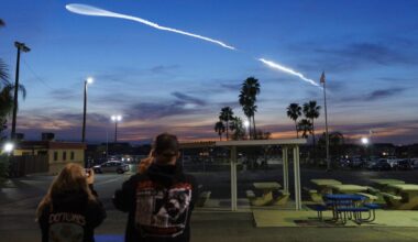 SpaceX launches rocket Monday night, seen across Southern California