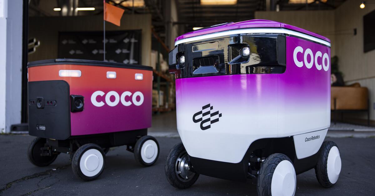 A new generation of delivery robots is coming to L.A., built bigger and stronger