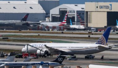 United flight makes emergency landing at LAX after engine fire reports