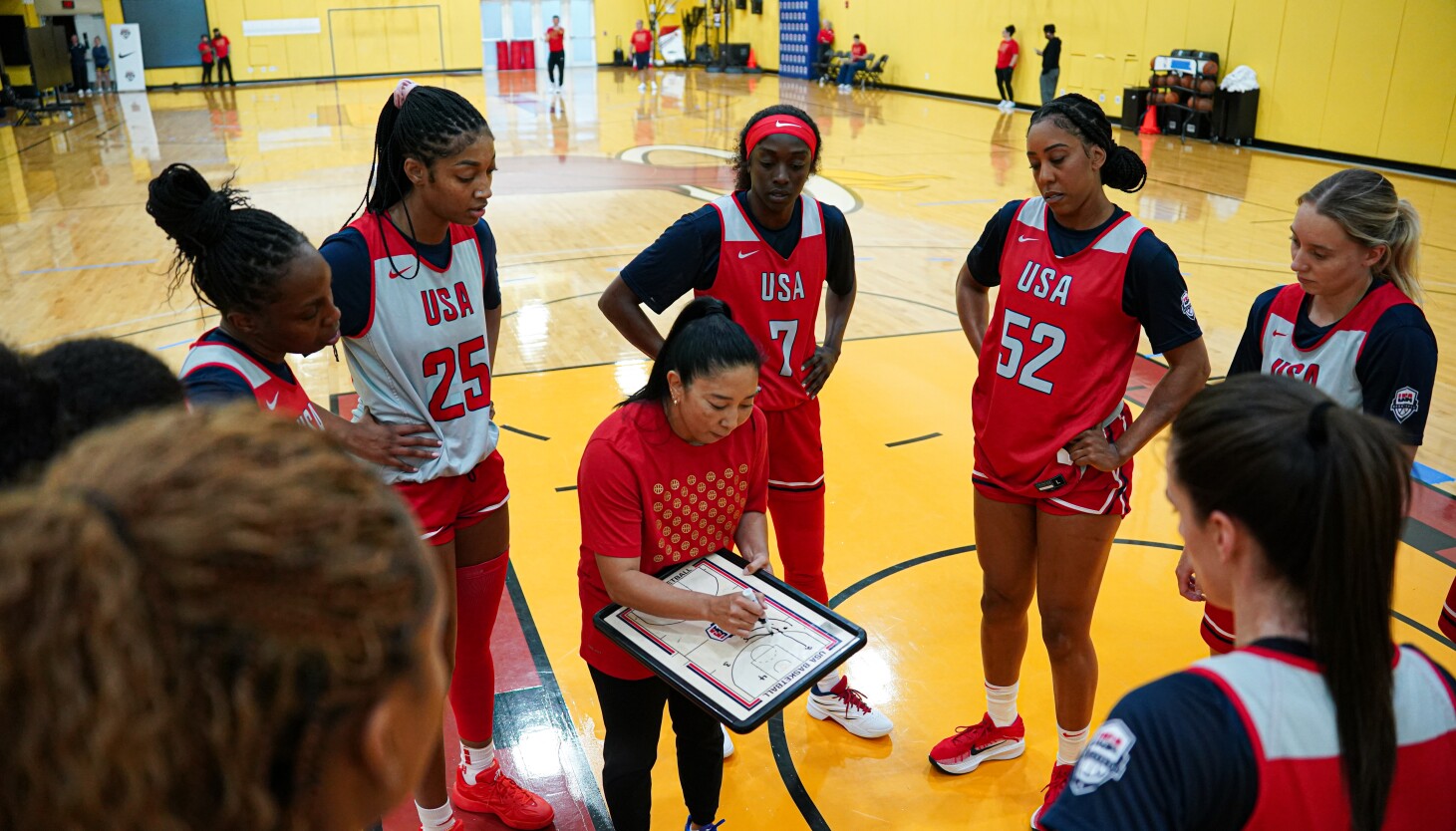 Angel Reese embraces role within USA Basketball’s ‘Young and Turnt Crew’