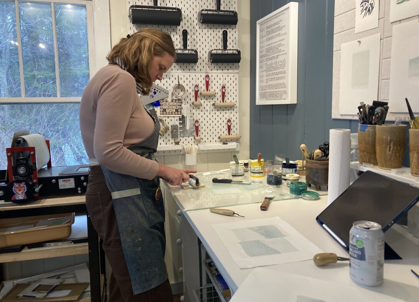 Grand Marais artist makes prints to make an impact - Duluth News Tribune