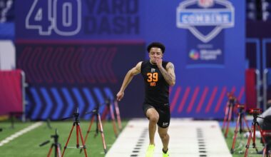 Brenen Thompson runs a blazing 4.26-second 40