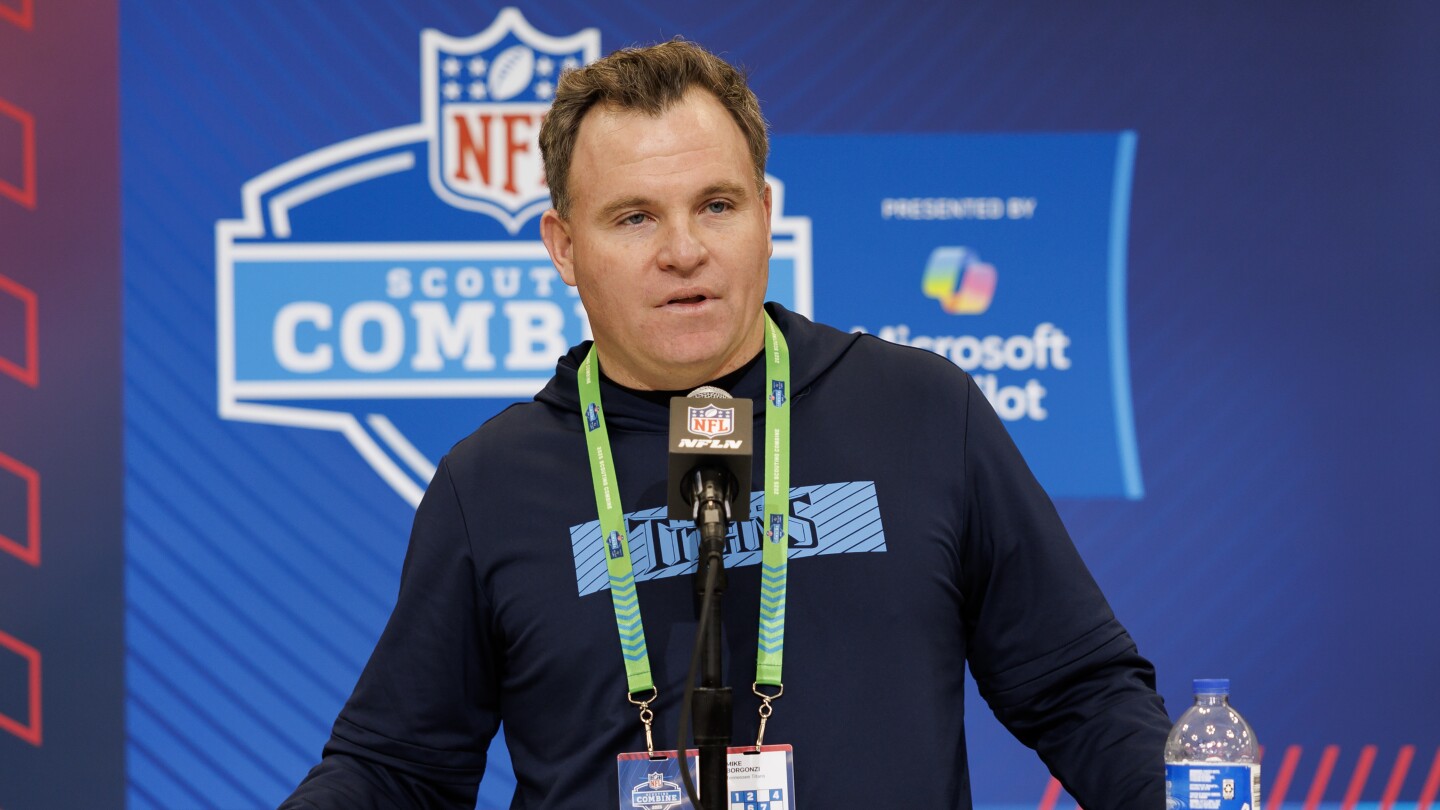 Titans GM Mike Borgonzi: With our roster construction, we're taking the best available player