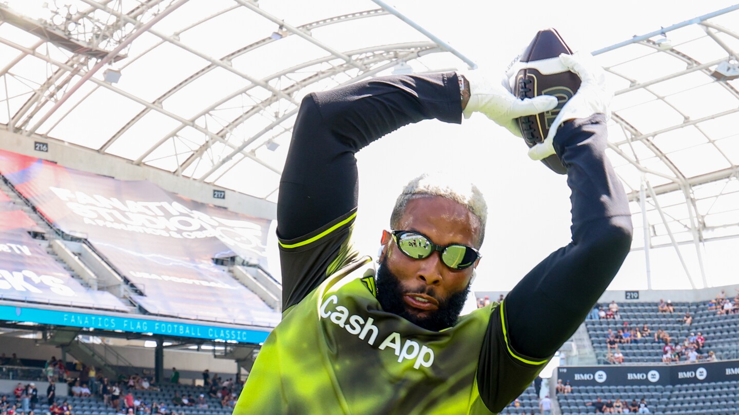 Odell Beckham Jr. hopes flag event will be "starting point" for NFL return