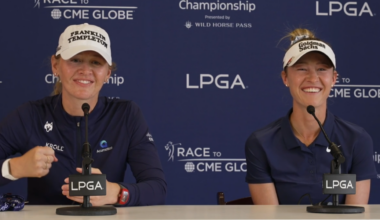 All smiles: Korda sisters back together for Ford Championship