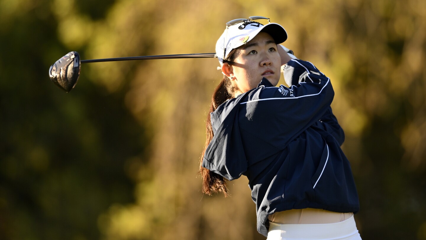 Rose Zhang finishes final Stanford paper on beer, shoots 1 under at Fortinet Founders Cup