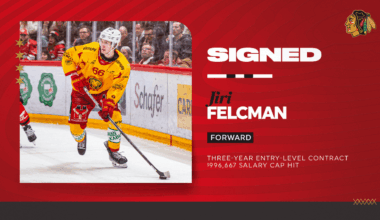 RELEASE: Blackhawks Sign Jiri Felcman to Three-Year, Entry-Level Contract