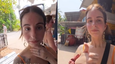 A foreign woman shared her shock at low medicine prices in India, (Instagram/lost.with.ines)