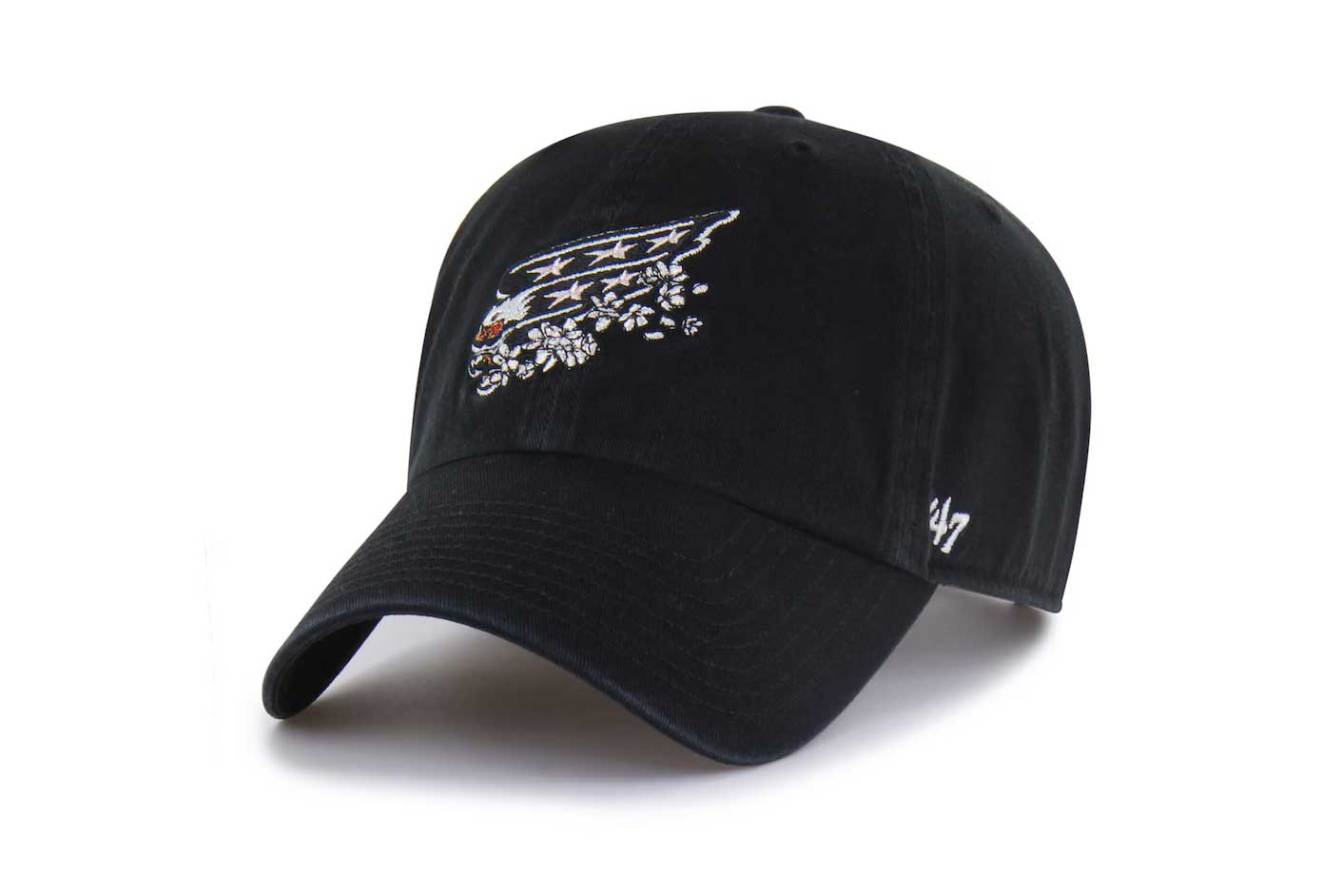 Washington Capitals' Screaming Eagle cherry blossom hat