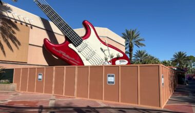 Aerosmith Already Erased from Rock &lsquo;n&rsquo; Roller Coaster as Construction Walls Surround Iconic Guitar