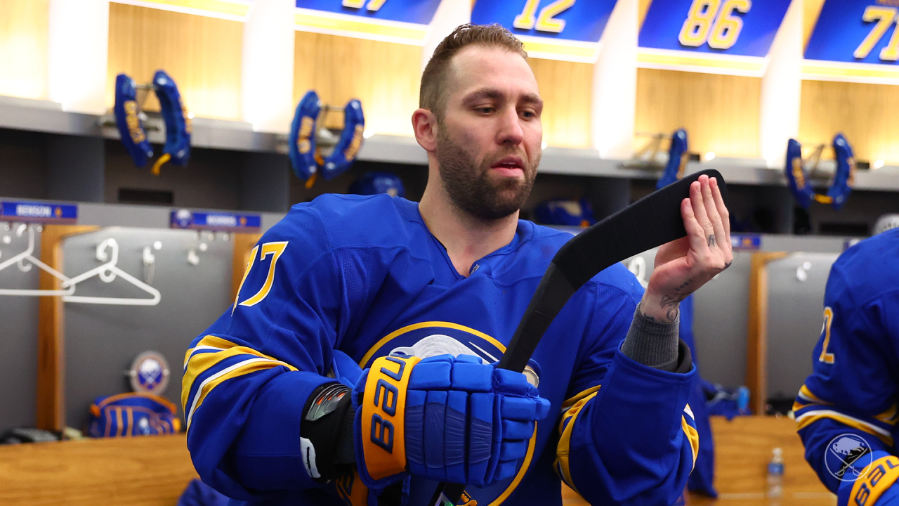Pad color, skate odor and too much tape | Equipment stories from the Sabres’ locker room