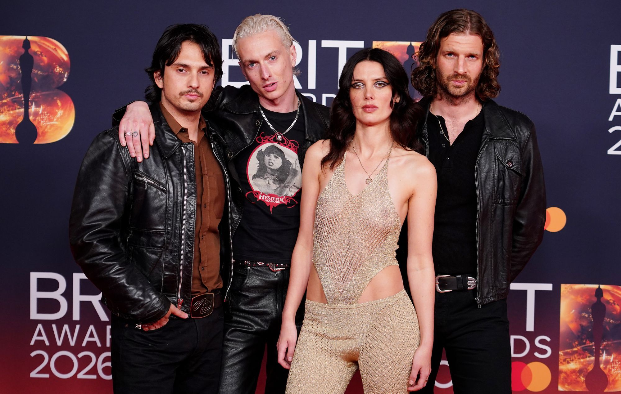 Wolf Alice attending the Brit Awards 2026