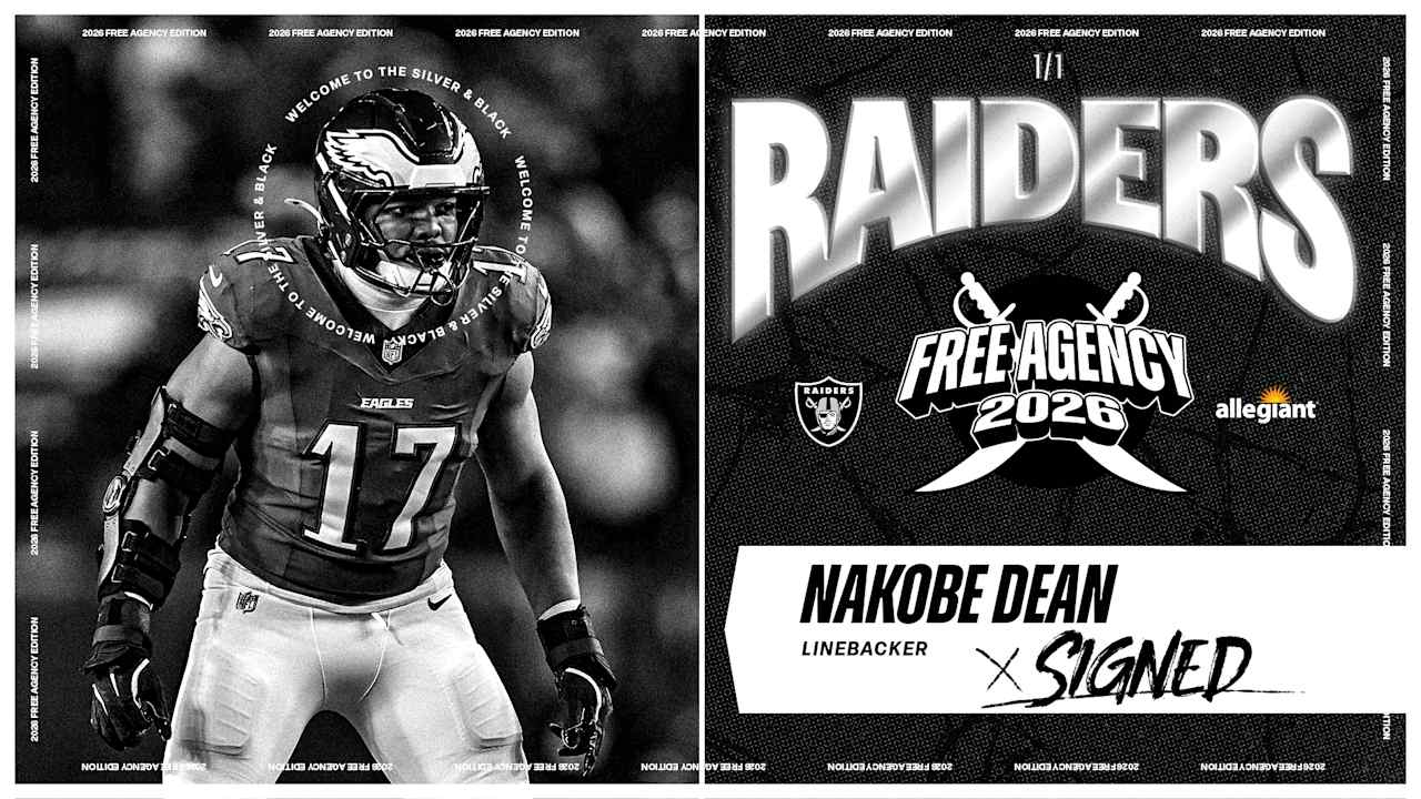 Raiders sign LB Nakobe Dean