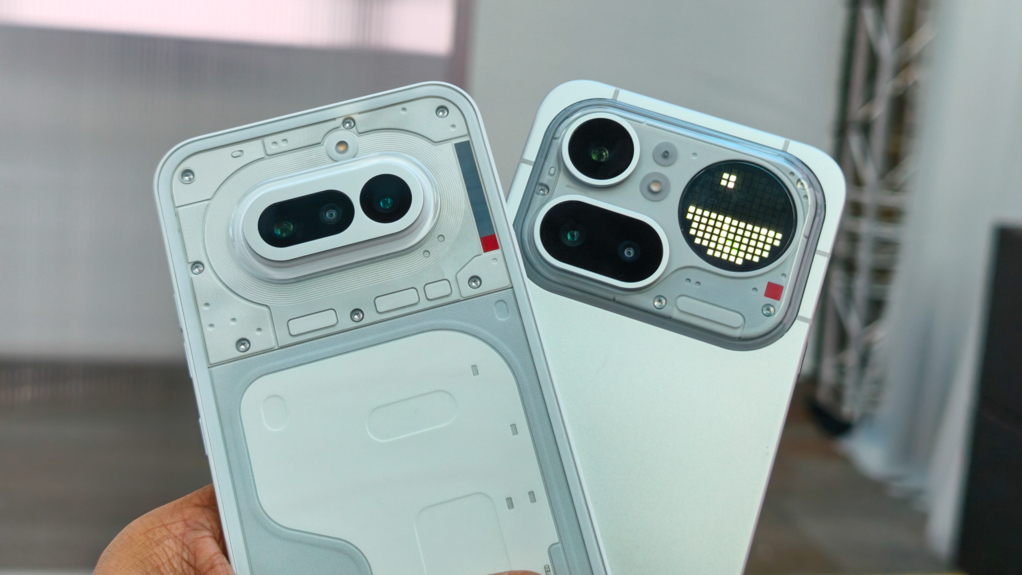 Nothing Phone 4a vs Phone 4a Pro from the launch in London