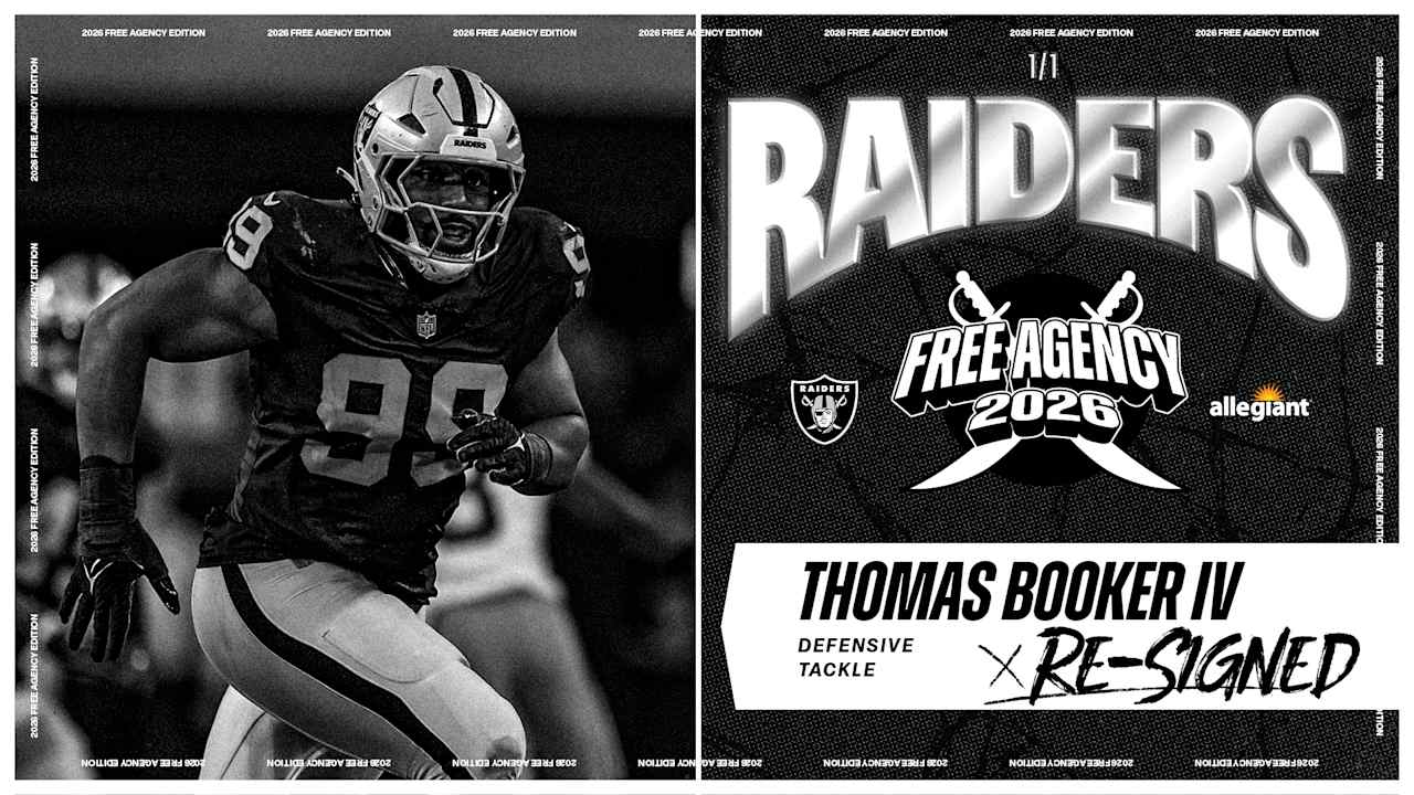 Raiders re-sign DT Thomas Booker IV