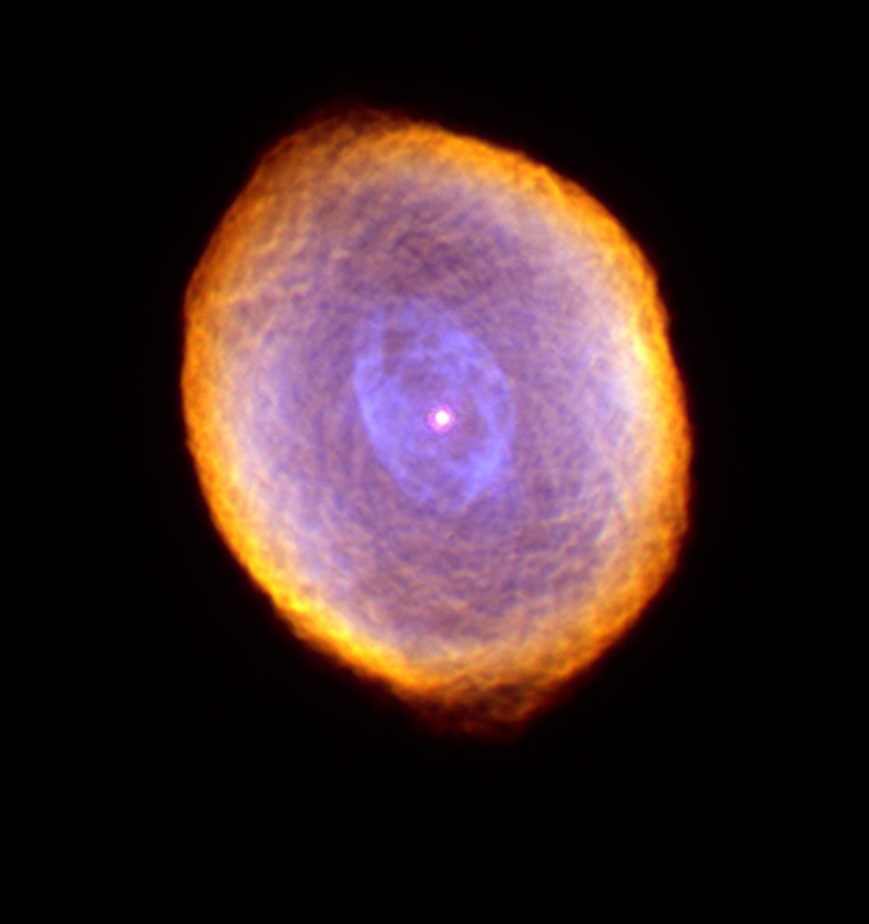 Planetary nebula IC 418 lies about 2,000 light-years from Earth in the direction of the constellation Lepus.