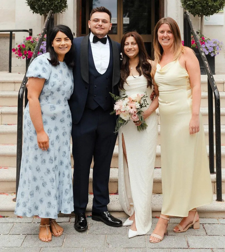 Alana Matthews' weddingCredit: Blood Cancer UK