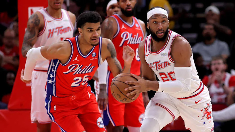 Houston Rockets guard Josh Okogie