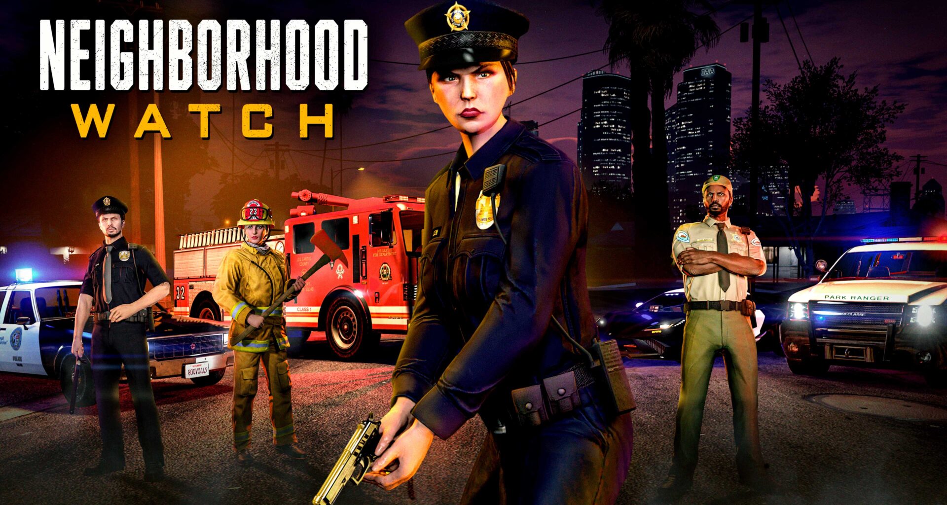 Protect Los Santos and Acquire New Law Enforcement Vehicles During the Latest Neighborhood Watch Event - Rockstar Games