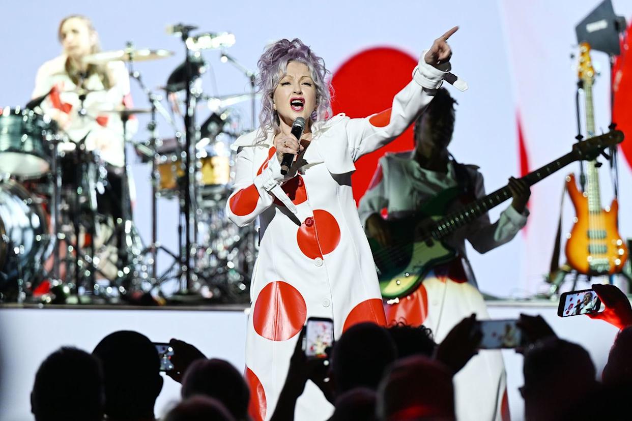 Cyndi Lauper performs in Las Vegas on April 24, 2026Credit: Denise Truscello