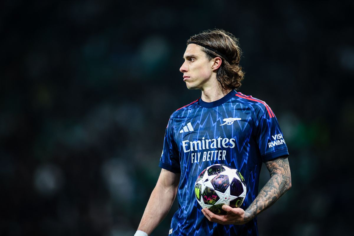 Arsenal defender Riccardo Calafiori 